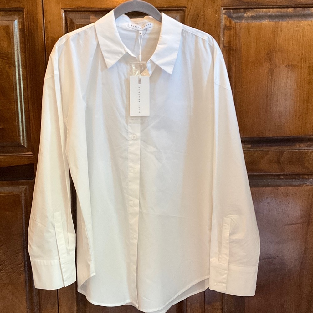 Endless Rose White Button-Down Shirt